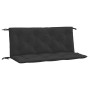 Cojines de banco de jardín 2 uds tela Oxford negro 120x50x7 cm en Decoración | Comprar online en Foru.es