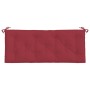 Cojines de banco de jardín 2 uds rojo tinto 120x50x7 cm en Decoración | Comprar online en Foru.es