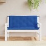 Cojines de banco de jardín 2 uds tela Oxford azul 120x50x7 cm en Decoración | Comprar online en Foru.es