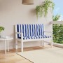 Cojines banco jardín 2 uds tela a rayas azul blanco 120x50x7 cm en Decoración | Comprar online en Foru.es