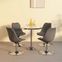 Sillas de comedor giratorias 4 unidades tela gris oscuro de vidaXL, Sillas de comedor - Ref: Foro24-338317, Precio: 325,87 €,...
