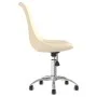 Sillas de comedor giratorias 2 unidades tela color crema de vidaXL, Sillas de comedor - Ref: Foro24-338359, Precio: 129,40 €,...