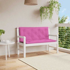 Cojines para banco de jardín 2 uds tela rosa 120x50x7 cm en Decoración | Comprar online en Foru.es