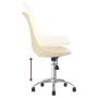 Sillas de comedor giratorias 2 unidades tela color crema de vidaXL, Sillas de comedor - Ref: Foro24-338359, Precio: 129,40 €,...