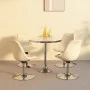 Swivel dining chairs 4 units cream fabric by vidaXL, dining chairs - Ref: Foro24-338337, Price: 254,56 €, Discount: %