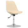 Sillas de comedor giratorias 4 unidades tela crema de vidaXL, Sillas de comedor - Ref: Foro24-338337, Precio: 257,94 €, Descu...