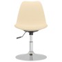 Sillas de comedor giratorias 4 unidades tela crema de vidaXL, Sillas de comedor - Ref: Foro24-338337, Precio: 257,94 €, Descu...