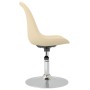 Sillas de comedor giratorias 4 unidades tela crema de vidaXL, Sillas de comedor - Ref: Foro24-338337, Precio: 257,94 €, Descu...