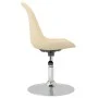 Swivel dining chairs 4 units cream fabric by vidaXL, dining chairs - Ref: Foro24-338337, Price: 254,56 €, Discount: %