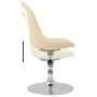 Swivel dining chairs 4 units cream fabric by vidaXL, dining chairs - Ref: Foro24-338337, Price: 254,56 €, Discount: %