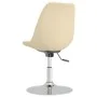 Swivel dining chairs 4 units cream fabric by vidaXL, dining chairs - Ref: Foro24-338337, Price: 254,56 €, Discount: %