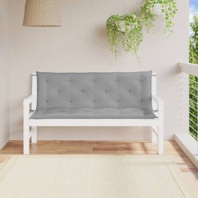 Cojines de banco de jardín 2 uds tela Oxford gris 150x50x7 cm en Decoración | Comprar online en Foru.es