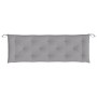 Cojines de banco de jardín 2 uds tela Oxford gris 150x50x7 cm en Decoración | Comprar online en Foru.es