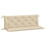 Cojines de banco de jardín 2 uds tela Oxford beige 150x50x7 cm en Decoración | Comprar online en Foru.es