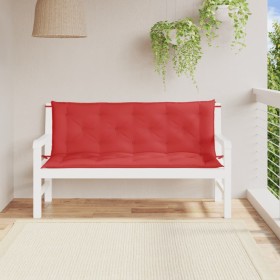 Cojines de banco de jardín 2 uds tela Oxford rojo 150x50x7 cm en Decoración | Comprar online en Foru.es