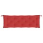 Cojines de banco de jardín 2 uds tela Oxford rojo 150x50x7 cm en Decoración | Comprar online en Foru.es