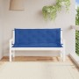 Cojines de banco de jardín 2 uds tela Oxford azul 150x50x7 cm en Decoración | Comprar online en Foru.es