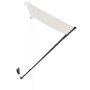 Toldo retráctil con LED color crema 350x150 cm de vidaXL, Toldos - Ref: Foro24-145926, Precio: 64,40 €, Descuento: %