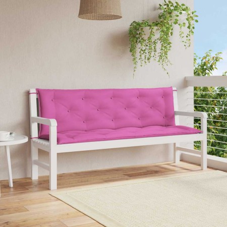 Cojines para banco de jardín 2 uds tela rosa 150x50x7 cm en Decoración | Comprar online en Foru.es