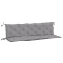 Cojines de banco de jardín 2 uds tela Oxford gris 180x50x7 cm en Decoración | Comprar online en Foru.es