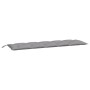 Cojines de banco de jardín 2 uds tela Oxford gris 180x50x7 cm en Decoración | Comprar online en Foru.es