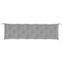 Cojines de banco de jardín 2 uds tela Oxford gris 180x50x7 cm en Decoración | Comprar online en Foru.es