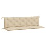 Cojines de banco de jardín 2 uds tela Oxford beige 180x50x7 cm en Decoración | Comprar online en Foru.es