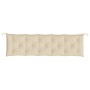 Cojines de banco de jardín 2 uds tela Oxford beige 180x50x7 cm en Decoración | Comprar online en Foru.es