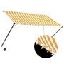 Toldo retráctil con LED amarillo y blanco 250x150 cm de vidaXL, Toldos - Ref: Foro24-145910, Precio: 55,56 €, Descuento: %