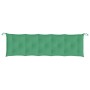 Cojines de banco de jardín 2 uds tela Oxford verde 180x50x7 cm en Decoración | Comprar online en Foru.es