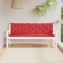 Cojines de banco de jardín 2 uds tela Oxford rojo 180x50x7 cm en Decoración | Comprar online en Foru.es