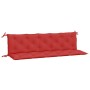 Cojines de banco de jardín 2 uds tela Oxford rojo 180x50x7 cm en Decoración | Comprar online en Foru.es