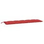 Cojines de banco de jardín 2 uds tela Oxford rojo 180x50x7 cm en Decoración | Comprar online en Foru.es