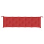 Cojines de banco de jardín 2 uds tela Oxford rojo 180x50x7 cm en Decoración | Comprar online en Foru.es