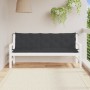 Cojines de banco de jardín 2 uds tela Oxford negro 180x50x7 cm en Decoración | Comprar online en Foru.es