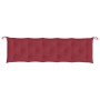 Cojines de banco de jardín 2 uds rojo tinto 180x50x7 cm en Decoración | Comprar online en Foru.es