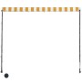 Toldo retráctil con LED amarillo y blanco 250x150 cm de vidaXL, Toldos - Ref: Foro24-145910, Precio: 55,56 €, Descuento: %