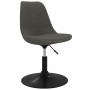 Sillas de comedor giratorias 4 unidades terciopelo gris oscuro de vidaXL, Sillas de comedor - Ref: Foro24-338373, Precio: 302...