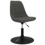 Sillas de comedor giratorias 4 unidades terciopelo gris oscuro de vidaXL, Sillas de comedor - Ref: Foro24-338373, Precio: 298...