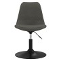 Sillas de comedor giratorias 4 unidades terciopelo gris oscuro de vidaXL, Sillas de comedor - Ref: Foro24-338373, Precio: 302...