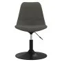 Sillas de comedor giratorias 4 unidades terciopelo gris oscuro de vidaXL, Sillas de comedor - Ref: Foro24-338373, Precio: 298...