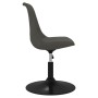 Sillas de comedor giratorias 4 unidades terciopelo gris oscuro de vidaXL, Sillas de comedor - Ref: Foro24-338373, Precio: 302...