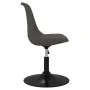 Sillas de comedor giratorias 4 unidades terciopelo gris oscuro de vidaXL, Sillas de comedor - Ref: Foro24-338373, Precio: 298...