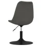 Sillas de comedor giratorias 4 unidades terciopelo gris oscuro de vidaXL, Sillas de comedor - Ref: Foro24-338373, Precio: 298...