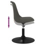 Sillas de comedor giratorias 4 unidades terciopelo gris oscuro de vidaXL, Sillas de comedor - Ref: Foro24-338373, Precio: 302...