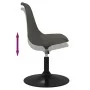 Sillas de comedor giratorias 4 unidades terciopelo gris oscuro de vidaXL, Sillas de comedor - Ref: Foro24-338373, Precio: 298...