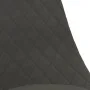 Sillas de comedor giratorias 4 unidades terciopelo gris oscuro de vidaXL, Sillas de comedor - Ref: Foro24-338373, Precio: 298...