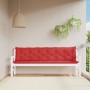 Cojines de banco de jardín 2 uds tela Oxford rojo 200x50x7 cm en Decoración | Comprar online en Foru.es