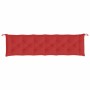 Cojines de banco de jardín 2 uds tela Oxford rojo 200x50x7 cm en Decoración | Comprar online en Foru.es