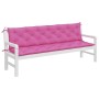 Cojines para banco de jardín 2 uds tela rosa 200x50x7 cm en Decoración | Comprar online en Foru.es